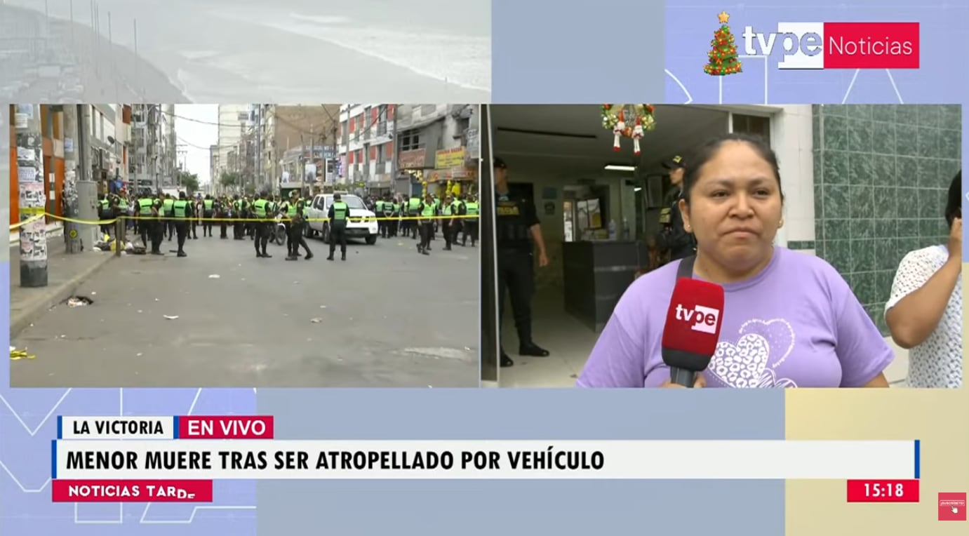 Madre de niño que murió tras ser atropellado en Gamarra, exige que culpable vaya preso por años.