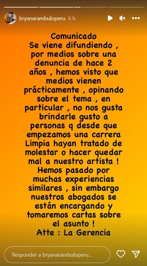 Bryan Arámbulo se pronuncia por denuncia de falsificación de documentos