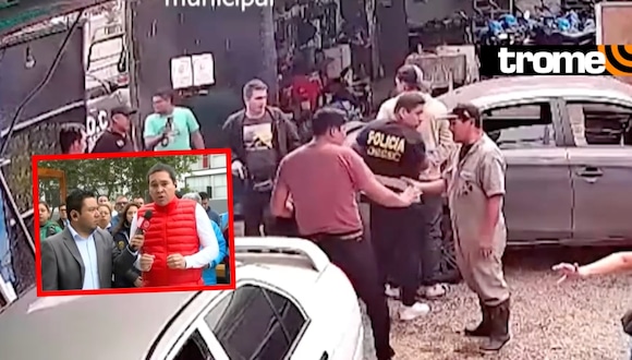 Alcalde de San Miguel pierde la paciencia en plena entrevista y defiende a serenos detenidos