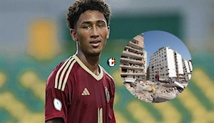 ¡Dolor en la Vinotinto! Promesa de 18 años murió tras quedar atrapado por los terremotos en Venezuela