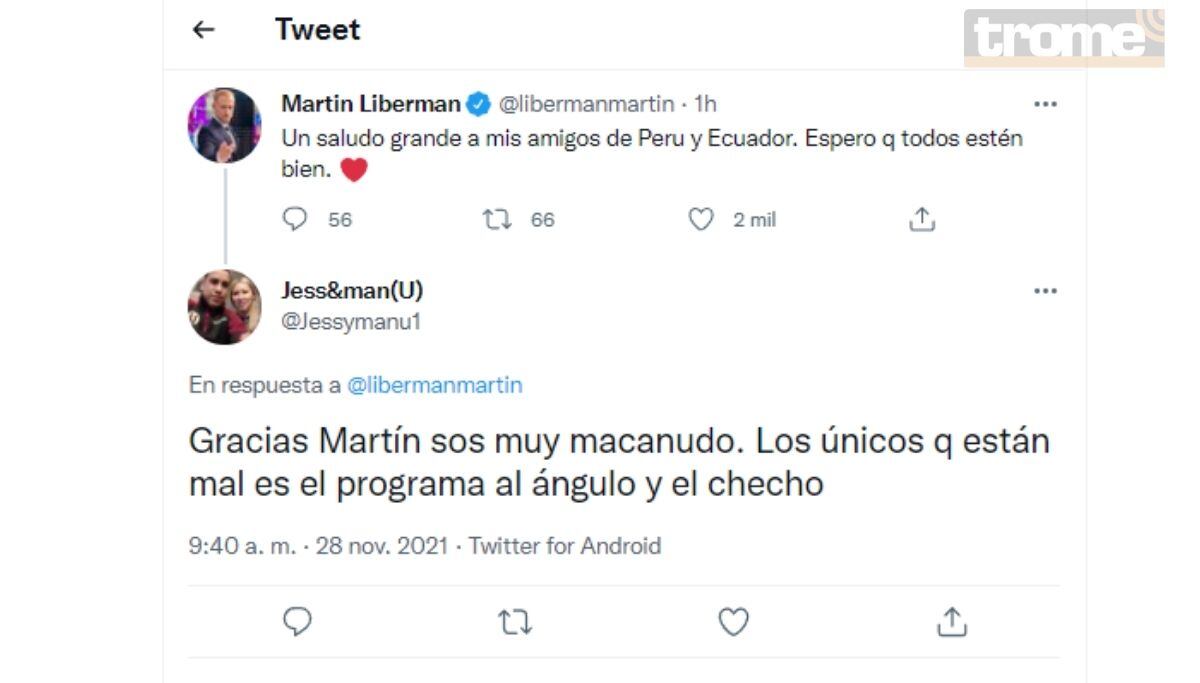 Seguidores agradecieron su preocupación y otros aprovecharon para recordarle sus polémicas discusiones (Captura Twitter)