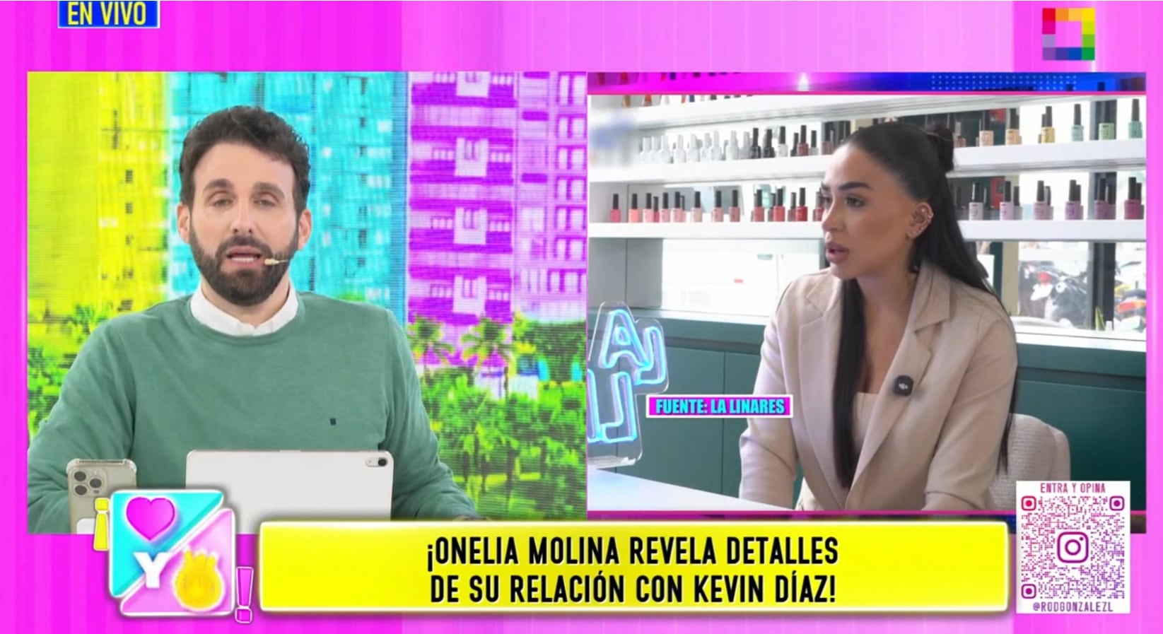 Onelia Molina asegura que Kevin Díaz sí es un hombre que resuelve.