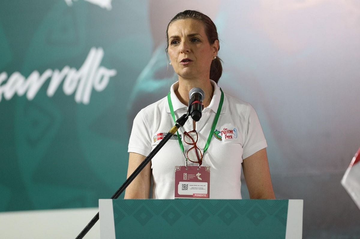 Hania Pérez de Cuéllar dijo que Dina Boluarte estaría declarando ante la prensa antes del Fiestas Patrias. (Foto: Andina)