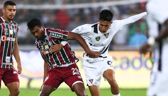 LDU de Quito logró un agónico 1-0 ante Fluminense (Foto: EFE)