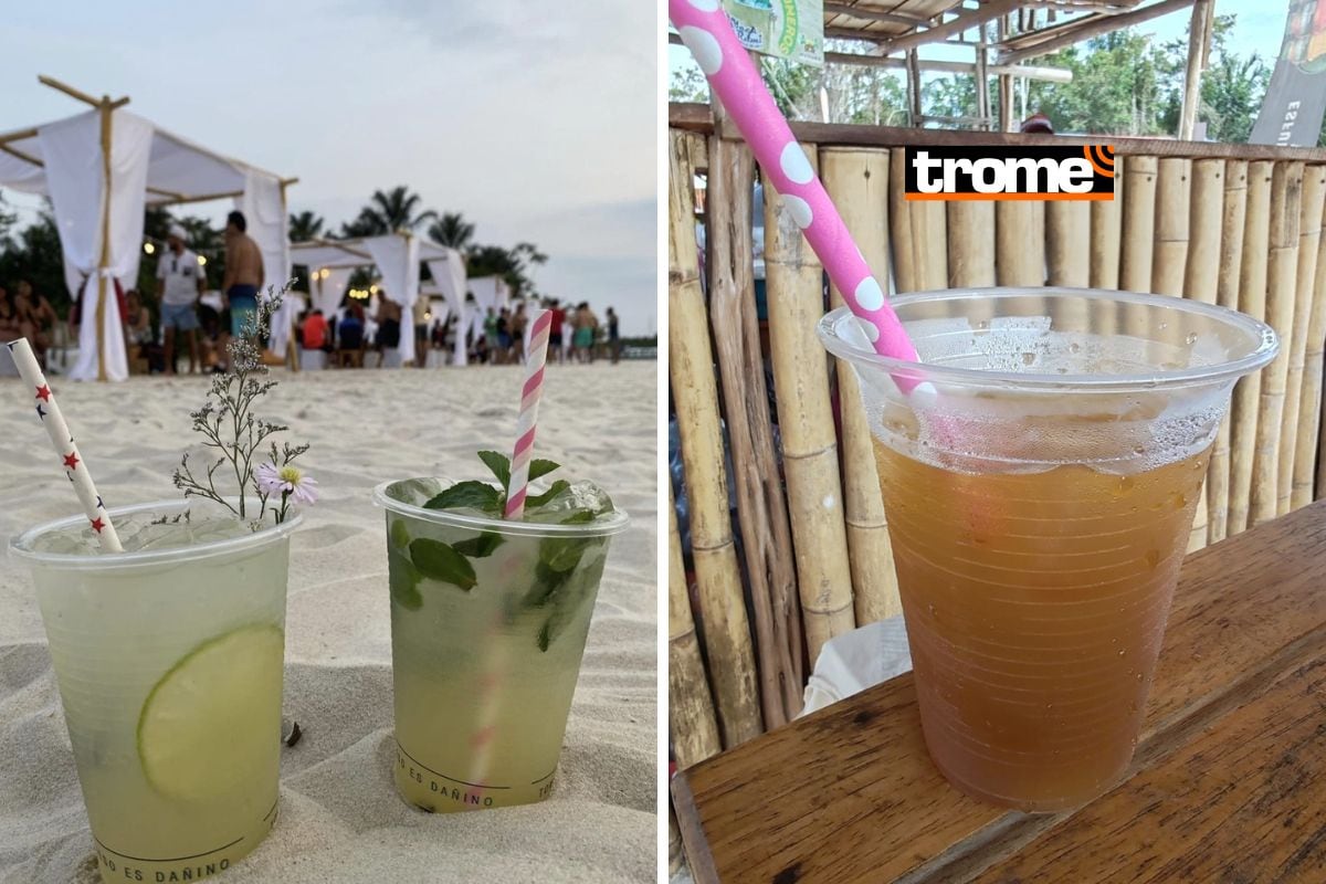 En el bar ofrecen varios tragos típicos de la zona como el famoso chapito.