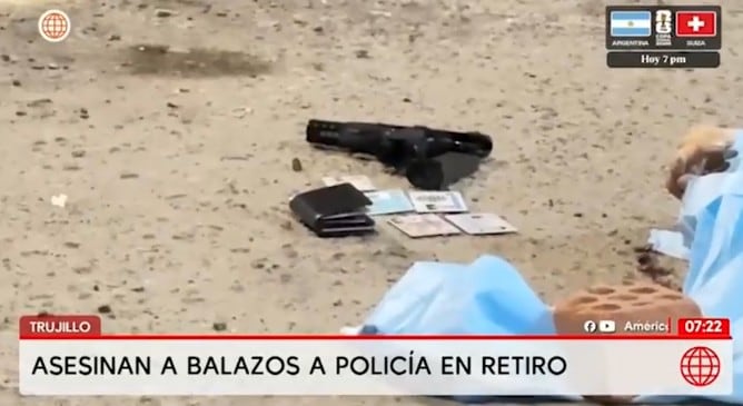 Pertenencias de la víctima.
