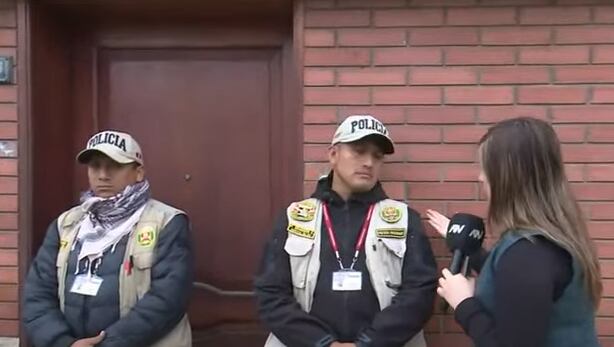 Exteriores de la casa de Dina Boluarte