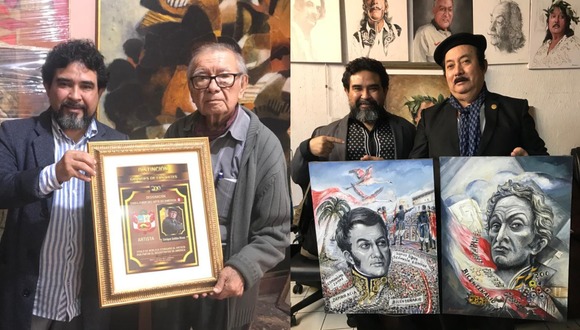 Víctor Delfín, Enrique Galdós y Miguel Brenner recibirán el título de Embajadores del Arte de América. (Foto: Instagram)