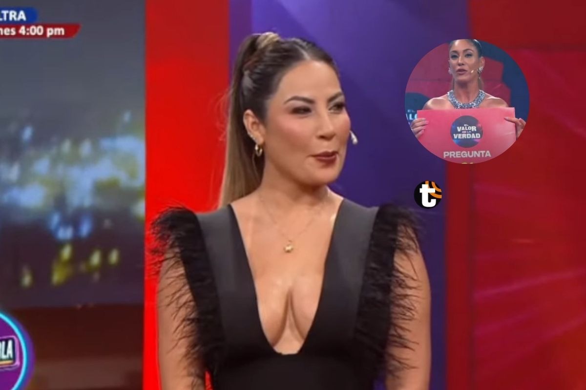 Pamela López conoció cuál fue la pregunta 21 de El Valor de la Verdad. (Captura La Noche Habla)