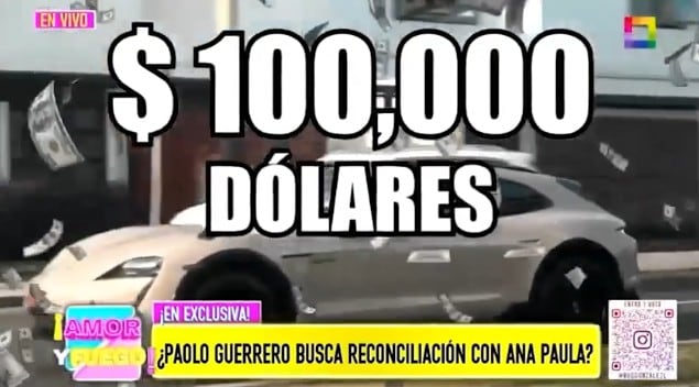 Paolo Guerrero habría regalado un auto lujoso a Ana Paula Consorte.