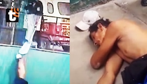 ¡Se quebró los huesos por escapar! Extorsionador se lanza de muro de 10 metros para huir de la Policía en Chosica