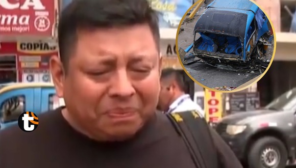 Hermano del chofer se quiebra en llanto