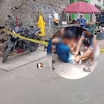 ¡Terror en Independencia! Falso cliente balea a joven pollero en pleno mercado y huye