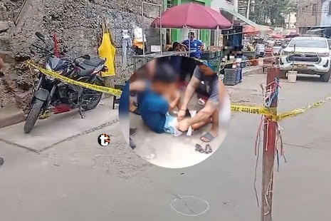 ¡Terror en Independencia! Falso cliente balea a joven pollero en pleno mercado y huye