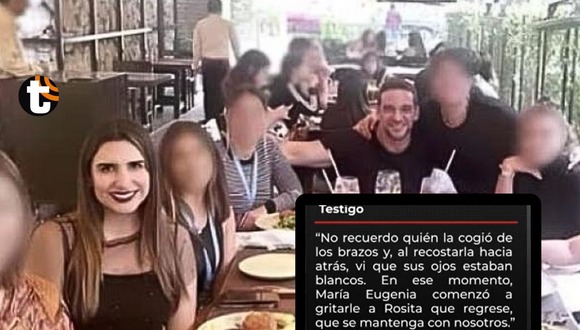 Testimonios sobre muerte de joven en restaurante