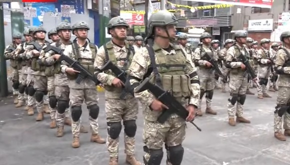 Medidas de sefuridad en emporio comercial de Gamarra