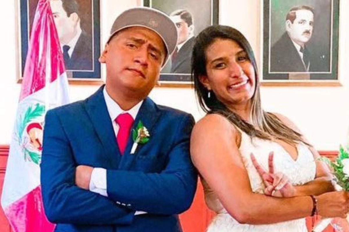 Jorge Luna y su esposa