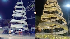 ¡Indignación en Chiclayo! Polémico árbol navideño desata ira de vecinos: “Es una burla”