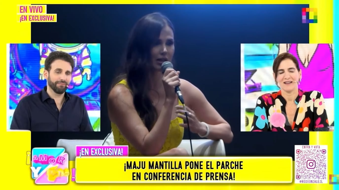 Rodrigo González tilda de 'mosc***' a Maju Mantilla tras negarse a responder si se reconcilió con Gustavo Salcedo.
