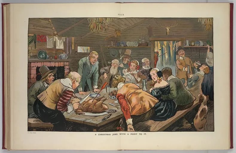 Ilustración publicada en Estados Unidos en 1906.