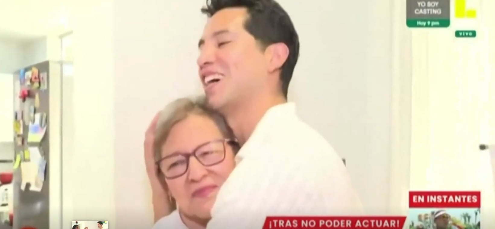 Madre de actor se emociona por su nuevo emprendimiento. (Foto: Latina)