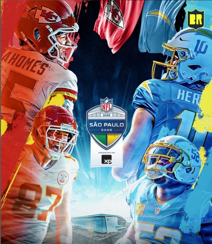 Encuentro de la NFL en Sao Paulo se llevará a cabo este 5 de setiembre. (@nflbrasi)