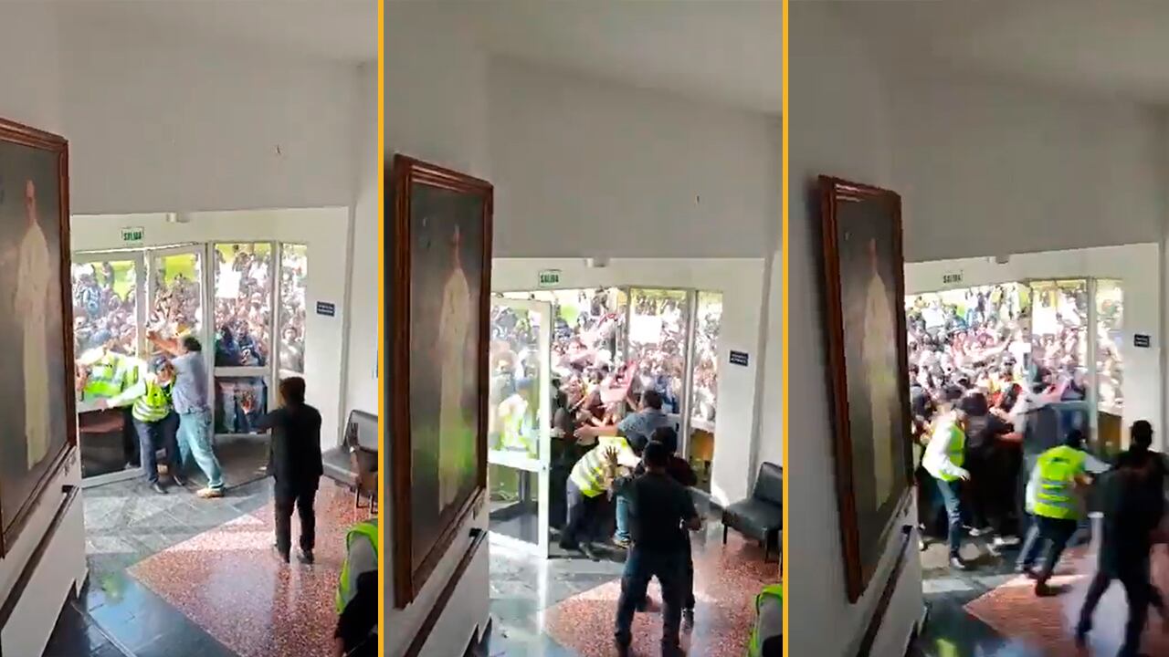 La protesta estudiantil surgió luego de la oficialización modificación en la estructura de pagos y en el sistema de subvenciones y becas parciales. Foto: X/composición GEC