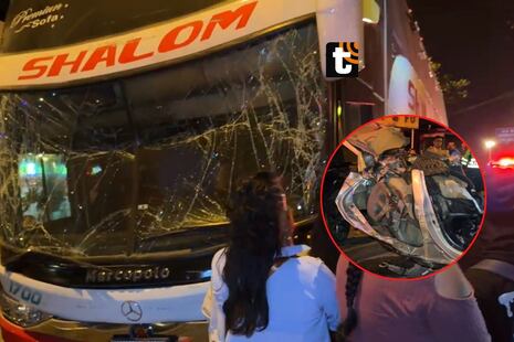 ¡Tragedia en Chosica! Tráiler provoca violento choque en cadena y se da a la fuga