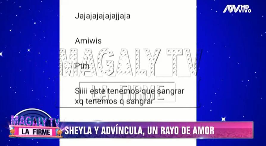 Sheyla Rojas indica que "tenemos que sangrar" en referencia al viaje que Advíncula les ofreció a España
