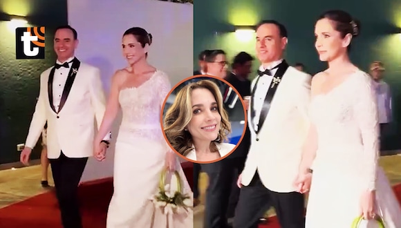 TROME - ¡Melissa Peschiera se casó! Periodista luce feliz y radiante durante su boda con Christian Bustos