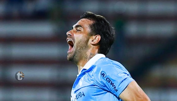 Felipe Vizeu tras marcar a Cerro Porteño. (Video: Gianina González/Depor)