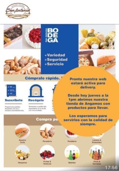 Pastelería San Antonio cambió de rubro. (San Antonio)