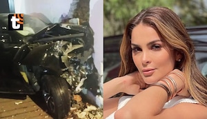 Laura Spoya sufre violento choque con su camioneta en Surco: modelo es internada de emergencia tras accidente