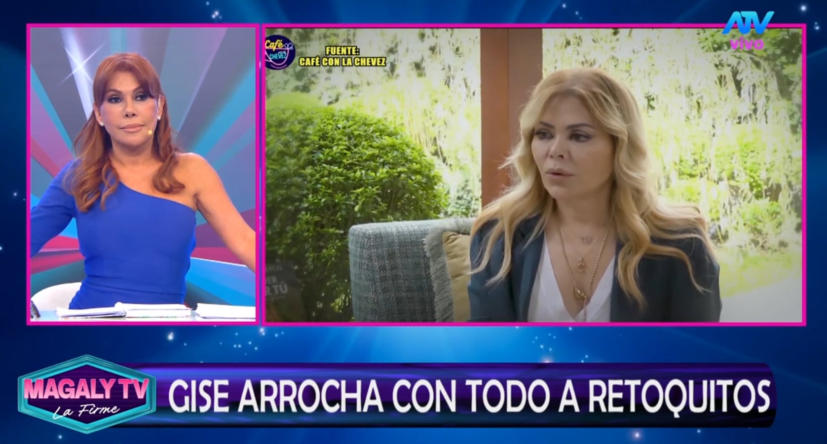 Magaly Medina cuestiona a Gisela Valcárcel por decir que nunca fue amiga de Janet Barboza.