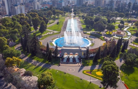 El Parque de la Reserva, un espacio histórico y verde de Lima que cumple 97 años