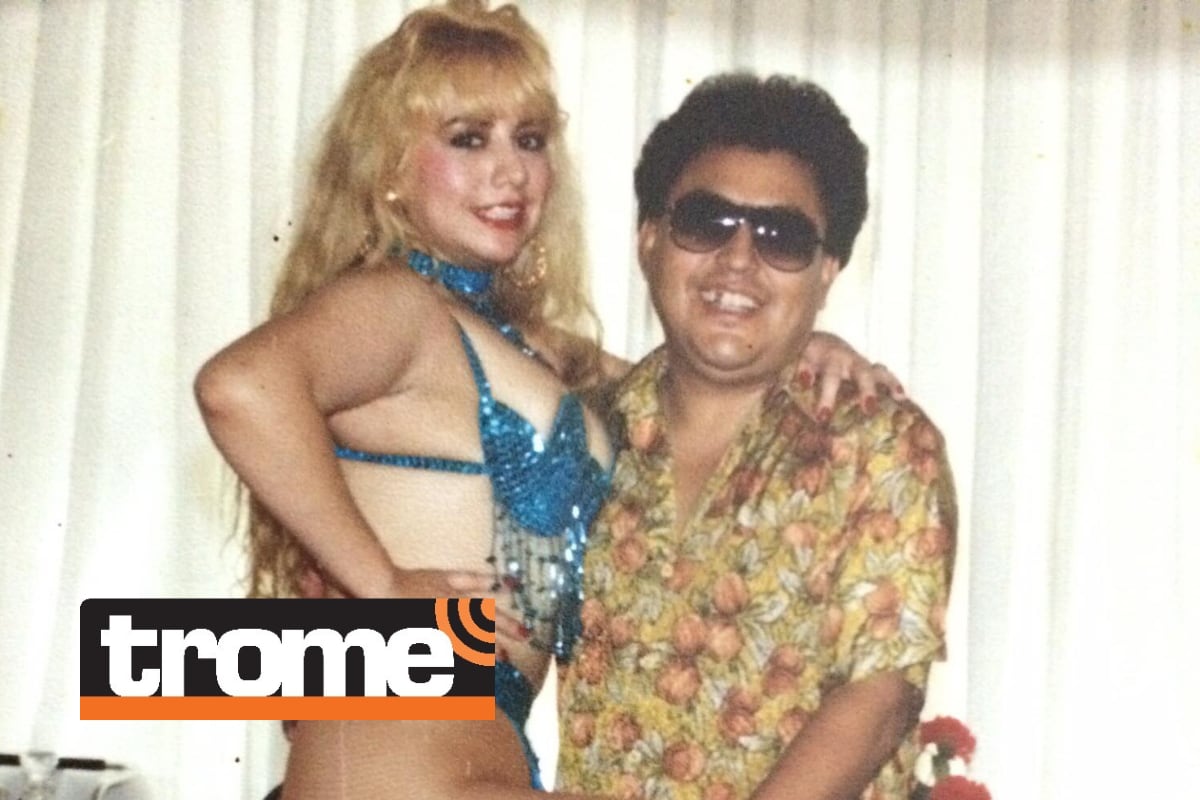 Compartió con la vedethe, de ese entonces, Susy Díaz. Foto: Facebook de Vico y su Grupo Karicia