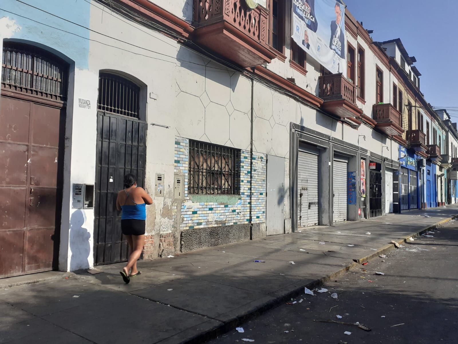 José Ochoa Machaca (59), fundador de la zona comercial de ‘Mesa Redonda’, hace un llamado a las autoridades ya que fue nuevamente víctima de los extorsionadores y usurpadores.