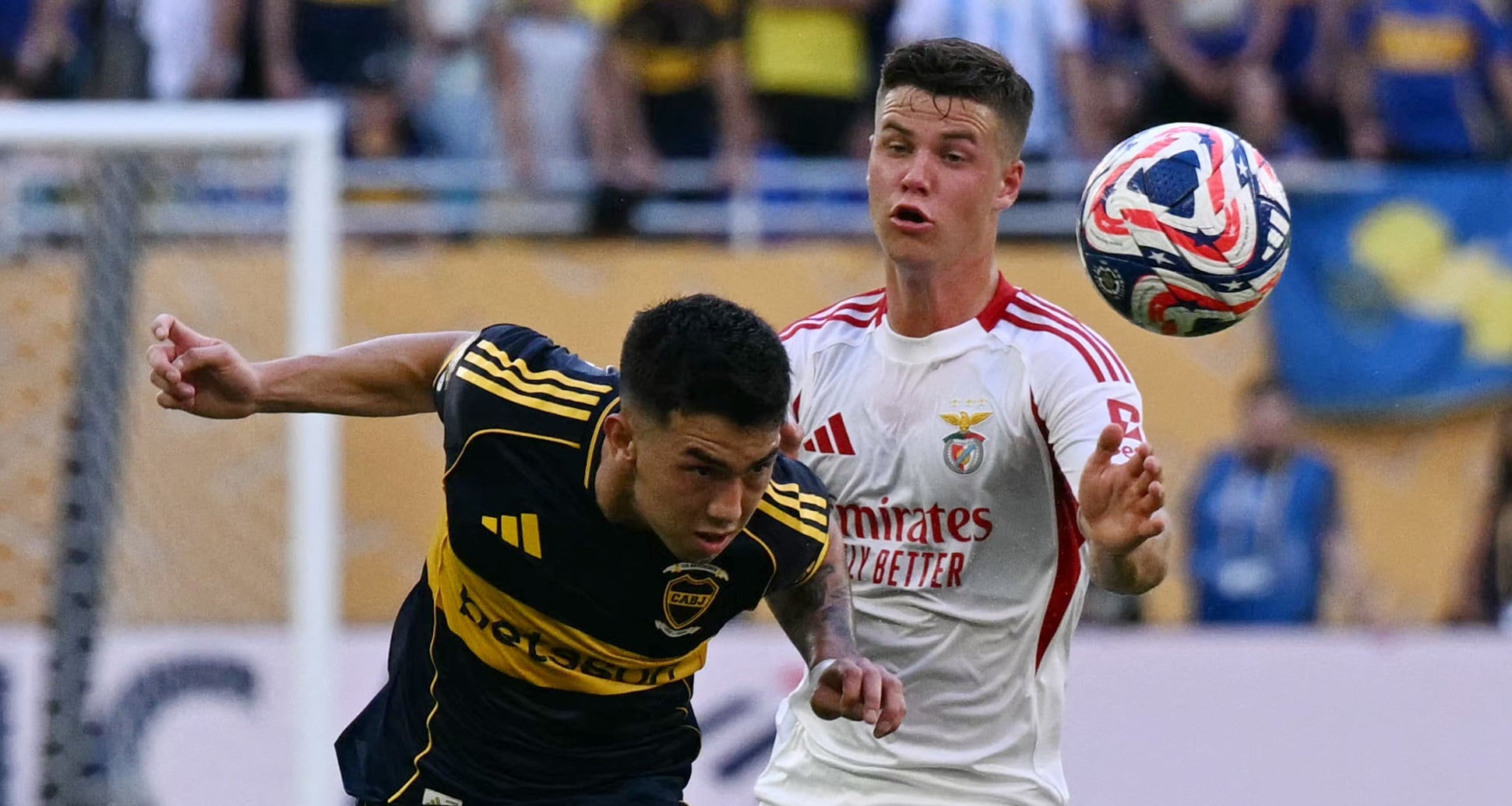 Boca vs. Benfica por la fecha 1 del grupo C del Mundial de Clubes. (Foto: AFP)