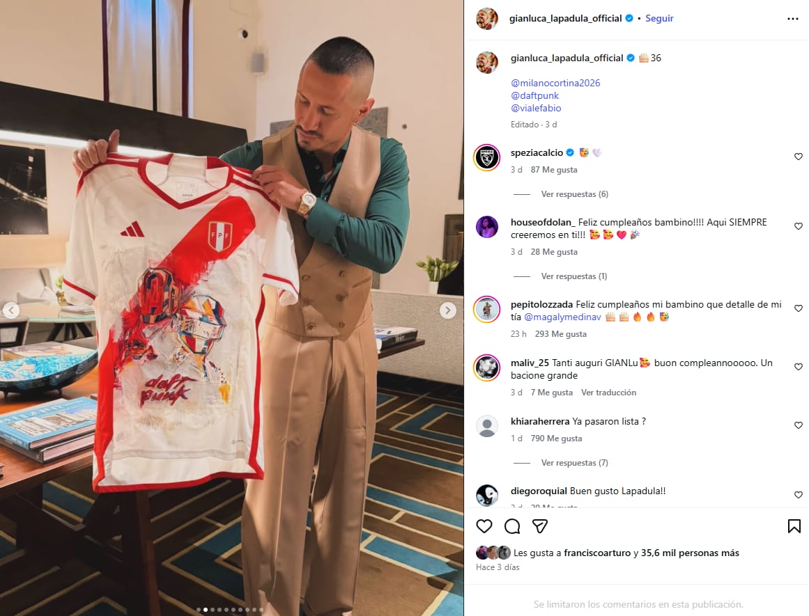 Futbolista celebró su cumpleaños sin su esposa. (Instagram)