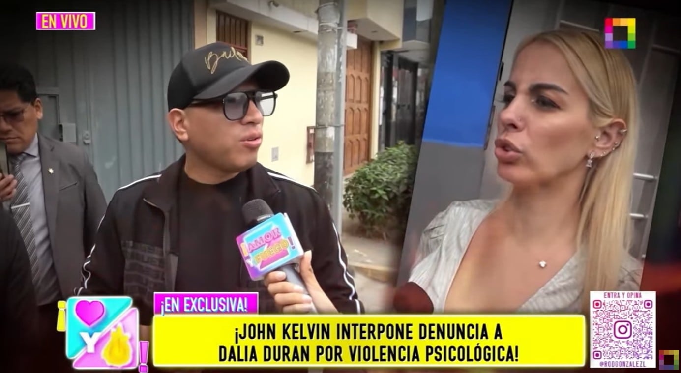 John Kelvin denuncia a Dalia Durán por presunta violencia psicológica y maltrato infantil.