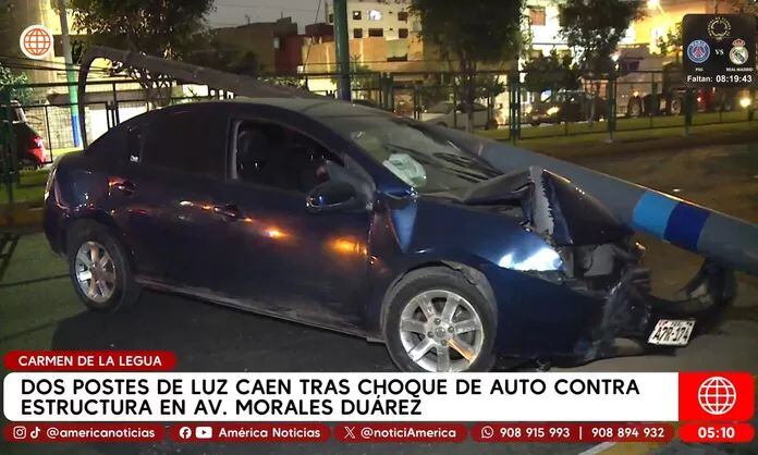 Vehículo pudo causar una tragedia en la av. Morales Duárez. Foto: América