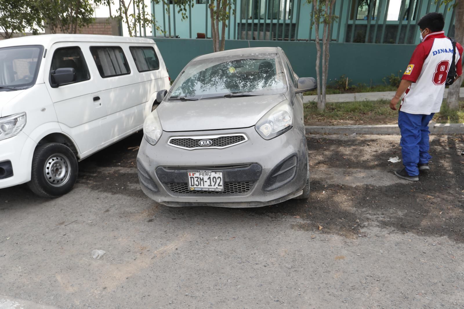 El auto causante. | Foto: Joseph Ángeles
