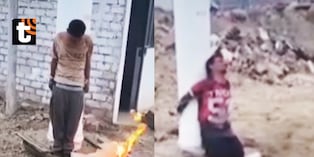 ¡Justicia popular en Ancón! Vecinos capturan a delincuentes, los golpean y casi los queman vivos