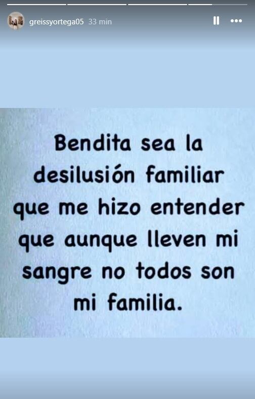 Greissy Ortega y sus post luego que Milena Zárate no aceptara que ingrese al set de 'Esta Noche'.