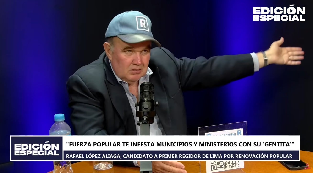 López Aliaga recuerda su respaldo a Keiko Fujimori.