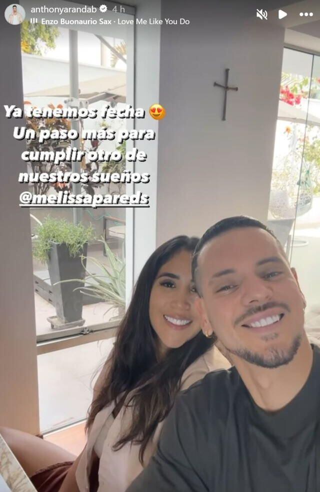 Melissa Paredes y Anthony Aranda ya tienen fecha de boda