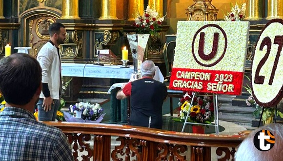 Jorge Fossati lleva título de la Liga1 al Señor de los Milagros (Video: América)
