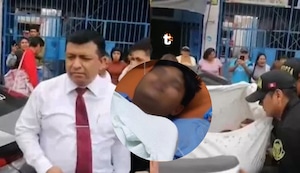 ¡Brutal! Policía golpea con su pistola y deja inconsciente a joven que encontró con su hija de 13 años en casa de Chimbote