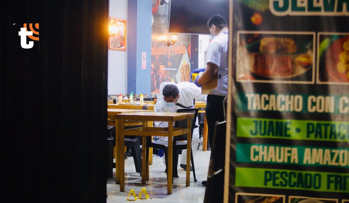 De acuerdo con la información preliminar, sujetos armados ingresaron de forma repentina al local conocido como Jireh y abrieron fuego en cuestión de segundos. Foto: César.grados@photo.gec