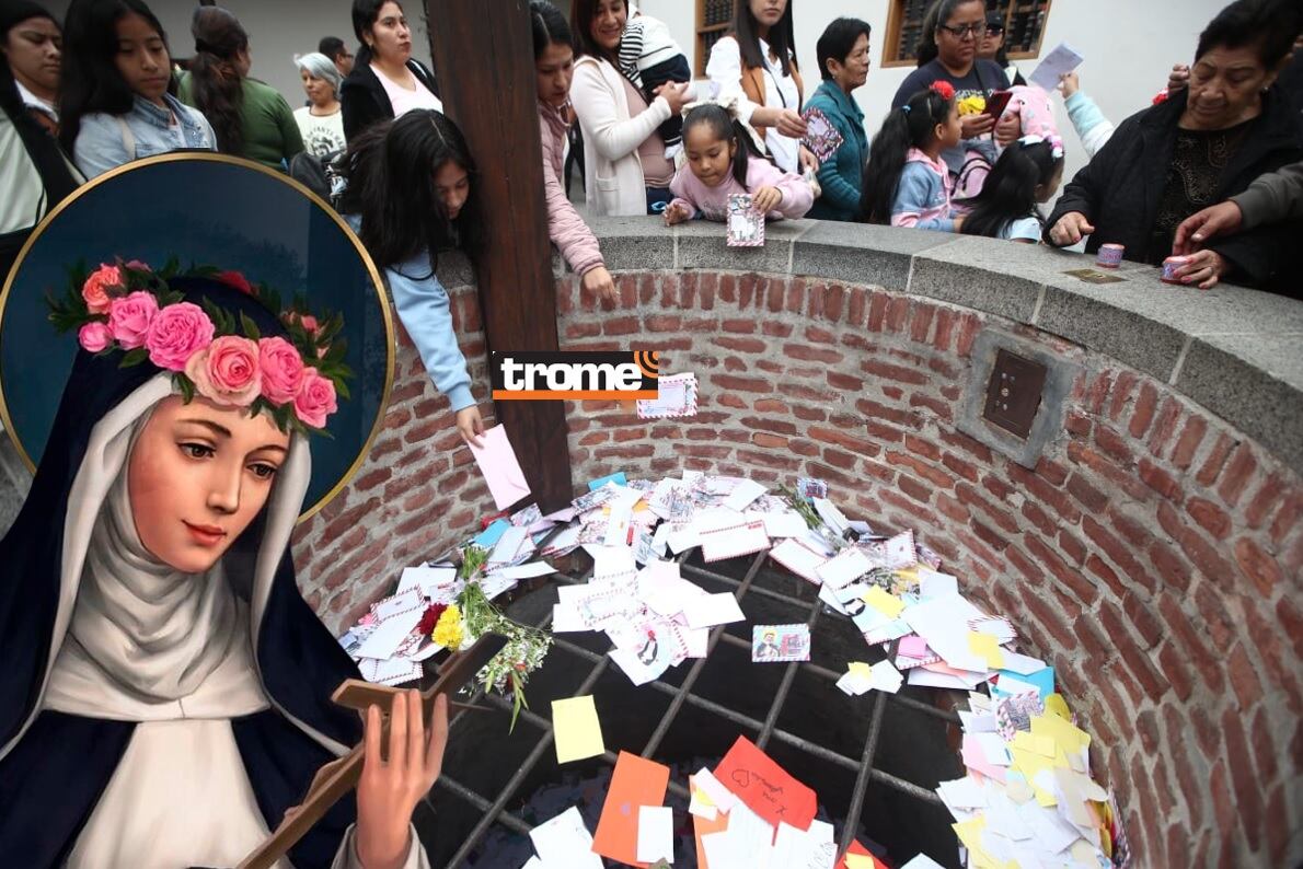 Diversos homenajes y expresiones por nuestra santa limeña. (Entrevista: Isabel Medina / Foto: Jorge Cerdán / Compos. Trome).